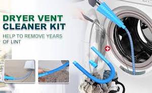 lot 19320 image: Dryer Vent Cleaner Kit with Flexible Brush