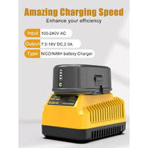 lot 19325 image: AYTXTG 18V 8.0Ah Lithium-Ion Battery and DC9310 1-Hour Charger for DeWalt