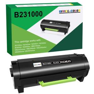 lot 1722 image: B231000 Toner Cartridge Replacement for Lexmark B2338,B2442,B2546,B2650,MB2338,MB2442,MB2546,MB2650 Printer Toner