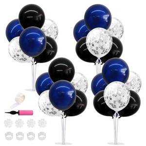 lot 1743 image: TONIFUL 4 Centerpieces Table Decoration Pink White Gold Balloon Centerpieces, Balloon Stand Kit for Girl Sweet 16th Birthday Decorations,Bridal Shower,Baby Shower