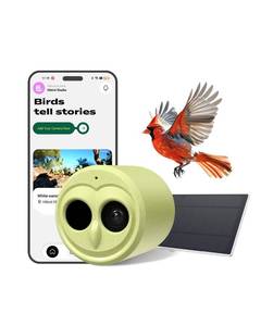 lot 1800 image: Hibird 4K HD Smart Bird Feeder Camera Solar Powered, 2.4G5G Dual WiFi Wireless Outdoor, 6X Slow Motion Auto Bird Video Capture, Instant Notifications, AI Identify 10000 Species for Everyone