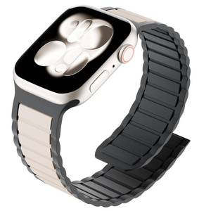 lot 2335 image: Arctime Silicone Magnetic Band Compatible with Apple Watch for 38mm 40mm 41mm 42mm 44mm 45mm 46mm 49mm, Sport Strap Soft Replacement Wristband for iWatch Ultra 3 2 1 Series 11 10 9 SE 8 7 6 5 4
