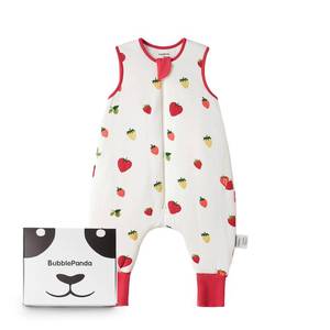 lot 2341 image: BubblePanda Rayon Made from Bamboo Toddler Sleep Sack with Feet 1.0 Tog Ultra Soft Toddler Sleeping Sack 3t-4t Sleep Bag Walker Quilted Wearable Blanket with Legs 2-Way Zipper Lightweight Extra Long