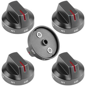 lot 2381 image: AMI PARTS DG94-03500AZ Gas Stove Knob Replacement(Black) and DG94-03500X Gas Stove Knobs -Models NX60T8111SS NX60T8311SS NX60T8711SS for Oven Burner Top Stove knobs