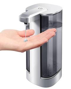 lot 2408 image: Automatic Liquid Soap Dispenser, Rechargeable, Touchless, 17oz500ml with 4 Adjustable Soap Levels, Wall Mount and Waterproof, Liquid HandDish Soap Dispenser for Bathroom Kitchen
