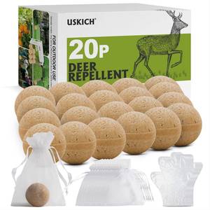 lot 2409 image: 20 Pack Deer Repellent, Rabbit Repellent, Deer Deterrent, Powerful Deer Repellent Outdoor for Plants, Rabbit Repellant for Garden, Deers Repellent for Outdoor Tree Yard, Safe for Deer and Plants