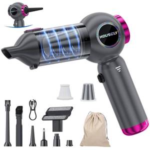 lot 4134 image: houscly Handheld Car Vacuum Portable Cordless 25000Pa High Power Small Mini Hand Vacuum Rechargeable 4-in-1 Wireless Handheld Vac for Car Office Desktop Home Cleaning Ideal Gifts for Men and Women