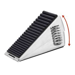 lot 4189 image: Yeegras Silver Heavy Duty Door Stopper, Metal Rubber Door Wedge, Large Door Stop for Bottom of Door, Suits Any Heavy Door Gap