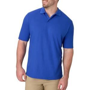 lot 4197 image: Hanes mens Short Sleeve X-temp W Freshiq Polo Shirt, Deep Royal, XX-Large US