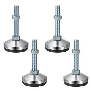 lot 5239 image: OGANAZI 4 PCS Heavy Duty Leveling Feet with Anti-Vibration Pad-7500 lb Total Static Load, 3.1ftft Dia M16 Threaded Adjustable Workbench Leveling Feet, M16-Thread Leg Levelers for Industrial Machinery