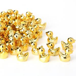lot 6227 image: Yaocom 50 Pcs Mini Golden Duck Statue Bulk Golden Duck Figurines Micro Garden Landscape Dollhouse Cake Decoration Potted Plants DIY Craft Charms for Party 250th