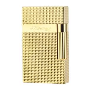 lot 6255 image: JTDunant Classic Ligne 2 Style Lighter � Iconic inPingin Sound, Clous de Paris Brass Lighter, Adjustable Soft Flame, Luxury Gift for Men Who Appreciate Craftsmanship (Gold1)