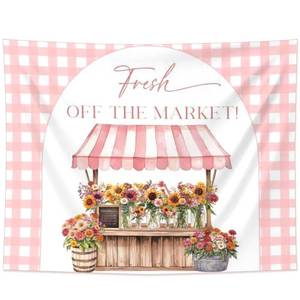 lot 6298 image: Shefts Off the Market Bridal Shower Banner Decor Farmerfts Market Bridal Shower Backdrop Locally Grown Party Decor for Bridal Showers Gardener Theme Farm Partys