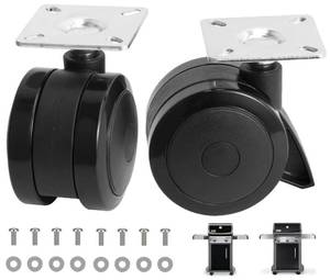 lot 6305 image: 69827 Spirit Caster Wheels for Weber Spirit Grill Replacement Fixed Caster Wheels for Weber Spirit 200 and 300 SER E215 E210 S210 E220 S220 for Webber Parts E310 E320 S310 S320 Grill Wheels, 2PCS