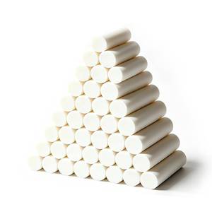 lot 6318 image: 50Pcs White Mechanical Pencil Eraser Refills - Traceless Replacement Erasers  Universal Fit for Propelling Pencils, Ideal for School, Office and Drafting