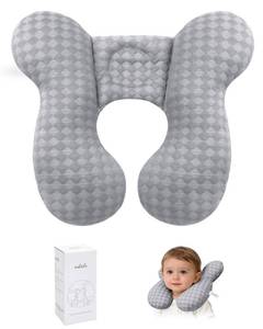 lot 6340 image: KAKIBLIN Baby Travel Pillow, Upgraded Baby Neck Pillows for Car Seat, Infant Neck Support Pillow for Head and Neck,Newborn Head Support for Car Seat,Pushchair