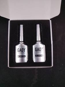 lot 6356 image: GAOY UV LED Cure Gel Base Coat and Top Coat Set