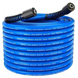 lot 6360 image: 25FT x 14in Flexible Pressure Washer Hose  Kink Resistant  Max 4000 PSI  Universal M22 Fittings  Replacement Extension Hose for Gas and Electric Power Washers