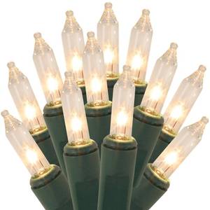 lot 10097 image: Watereem Clear Christmas String Lights, 100 Count, Incandescent Mini Christmas Lights, Connectable Xmas Tree Light for Indoor Outdoor Garland Birthday Holiday Wedding Festival Party