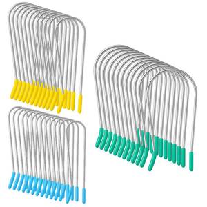 lot 10100 image: 40pcs 3 Sizes Assorted Hot Roller Clips, Replacement Hot Curler Clips Large, Medium and Small Rollers Clip Fits Most Rollers and Curlers