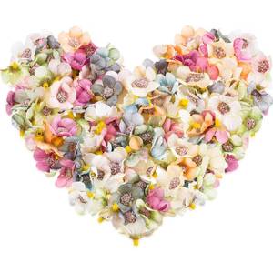 lot 10122 image: Juexica Mini Flowers for Crafts Small Silk Flowers Artificial Daisy Fake Small Flower Heads Bulk for Crafts Wedding Hair Cap Home Crown Garland Accessory Decor, 11 Colors(150 Pieces)