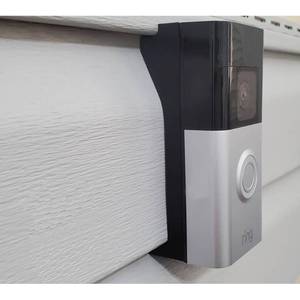 lot 10148 image: Dutch Lap 4.5 Siding Mounting Bracket Wedge Compatible with Ring Battery Doorbell (Newest Model) and Ring 2nd Gen 3D. Printed UV Resistant