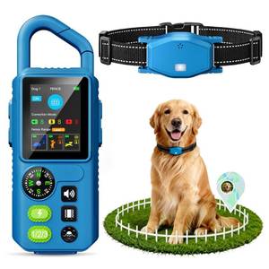 lot 11002 image: PetChums Dog Wireless Fence and Training Collar, 5-in-1 Electric Fence System for Dogs, Wireless Leash, Fence Range up to 394 Ft, Training Distance up to 3300 Ft, Includes Remote Control