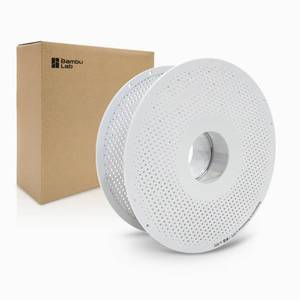 lot 11009 image: Bamboo Lab Original AMS Filament Tray Detachable Filament Reel Holder Low Temperature Tray Reusable Fit for PLA,PETG,TPU,ABS Compatible with Bambu X1,P1,A1 3D Printer (ClearWhite Random)