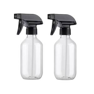 lot 11049 image: KREMORV Spray Bottles 10oz300ml Plastic Spray Bottle Empty Refillable Container with Adjustable Head Sprayer, MistStream Water Bottle for Cleaning Products, Plants, Pet Training, Hairstyling (Used)