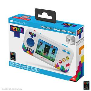 lot 11058 image: My Arcade Tetris Pocket Player Pro Strategic Puzzle Games, Portable Game, Tetris Game, 2.75 inch Color Display