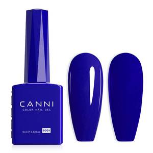 lot 12416 image: CANNI Blue Gel Nail Polish, 1Pcs Royal Navy Blue Gel Polish Dark Cobalt Deep Color Soak Off U V French Nail Manicure Salon DIY
