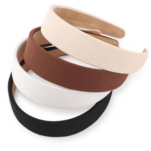 lot 12430 image: DRESHOW 4 Pcs Wide Headbands for Women Girls Turban Vintage Boho Head Bands Fashion Non Slip Head Wraps Hoop Hair Accessories (Only Three)