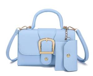 lot 12432 image: SHUIANGRAN Womenfts Mini Purse Small Crossbody Bag, Fashion Classic Shoulder Bag, Small Handbag for Women Blue Purse