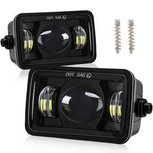lot 12454 image: KARSAM F150 LED Fog Lights for 2015 2016 2017 2018 2019 2020 Ford F150 Accessories, 60W Super Bright F-150 Fog Light Assembly, DOT Approved Front Bumper Driving Light Rectangular Fog Lamps Replacement