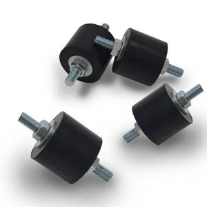 lot 14300 image: Anti-Vibration Rubber Isolator Mounts with Studs Shock Absorber, M8