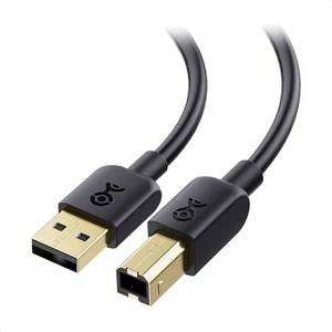 lot 14334 image: Cable Matters USB Printer Cable - 10ft, USB A to B Cable, Compatible with Printer, External Hard Drive, Audio Interface, Scanner, MIDI Controller, MIDI Keyboard, Black