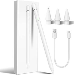 lot 14339 image: Pencil for ipad Apple Pencil 1st 2nd Generation Pro USB C Alternative,10 Mins Fast Charge Stylus Pen for iPad 6 7 8 9 11 10th Generation, iPad Mini 7 6 5th, iPad Air 3 4 5th M2 M3, iPad Pro 13in11 M4