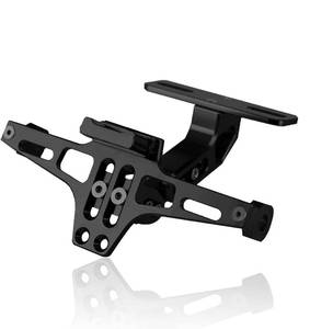 lot 20226 image: LKV Universal Motorcycle License Plate Bracket with LED Light Fender Eliminator Kit,CNC Aluminum Motorcycle License Plate Holder Mount