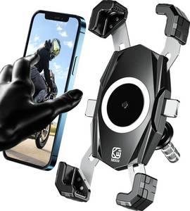lot 20232 image: Kewig Motorcycle Fork Stem Phone Mount, Motorcycle Phone Mount, 1S One-Push Automatically Lock and Release, Fits for Fork Stem 12-25.4mm in Diameter, for 4.0-6.9in Cellphones
