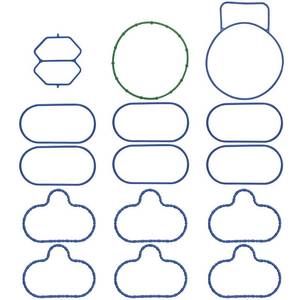lot 20260 image: WOLLVON Engine Lower Upper Intake Manifold Gasket Set MS92586-1 MS19341 Compatible with Ford Escape Five Hundred Freestyle Lincoln Zephyr Mazda 6 Tribute Mercury Mariner Milan Montego Sable 3.0L (Open Box, May Be Missing Pieces)