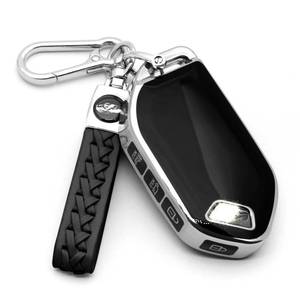 lot 20288 image: Creativity Advanced soft TPU key Cover Suitable for KIA 2024-2026 EV9 2023-2026 K4 K5 GT-Line Carnival Telluride Sorento key (Silver Combination)