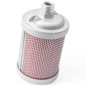 lot 20289 image: Mhrxusd M05 Air Compressor Muffler 12 inch NPT Male Single Chamber 145 PSI Compatible with Compressed Equipment and Systems and Dryer Replacing Parts