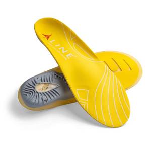 lot 20323 image: ALINE Cushion Memory Foam Insole - Shock Absorbent, Heel and Foot Support Shoe Inserts - Yellow - Men 6.5-7.5Women 7.5-8.5EU 38.5-40