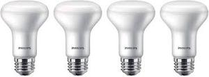lot 5282 image: Philips 45W Equivalent 5W LED R20 Dimmable Light Bulbs Soft White - 8 Pack