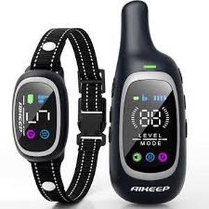 lot 6258 image: AIKEEP 2-in-1 Bark Collar and Dog Shock Collar Training System