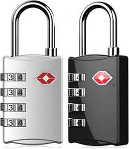 lot 10132 image: TSA Combination Luggage Locks Set of 2