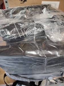 lot 1872 image: Gray air mattress approximately 40x19.05x34.30 cm