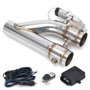 lot 1910 image: PQY Universal 2.5 Inch Stainless Steel Exhaust Pipe Kit