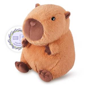 lot 1821 image: SuzziPals Heatable & Coolable Capybara Plush, Microwavable Stuffed Animal Heating Pad for Soothing & Relaxation, Lavender Scent Plush Toys for Stress Relief, Capybara Plushies Gift for Kids & Adults