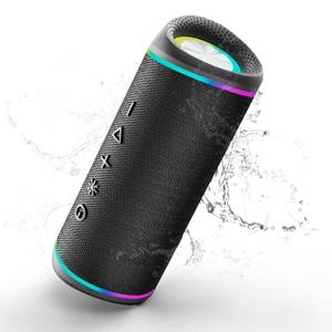 lot 2004 image: IHE Bluetooth Speaker with HD Sound, Portable Wireless, IPX5 Waterproof, Up to 20H Playtime, TWS Pairing, Bluetooth 5.3, for Home, Party, Beach, Outdoor, Electronic Gadgets, Birthday Gift